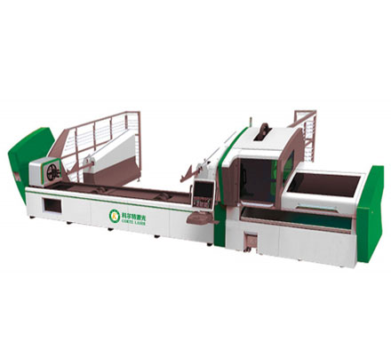 Automatic loading and unloading fiber laser pipe cutting machine