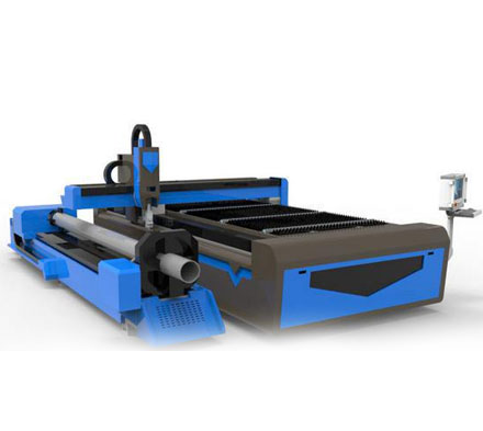 Plate and tube integrated laser cutting machine