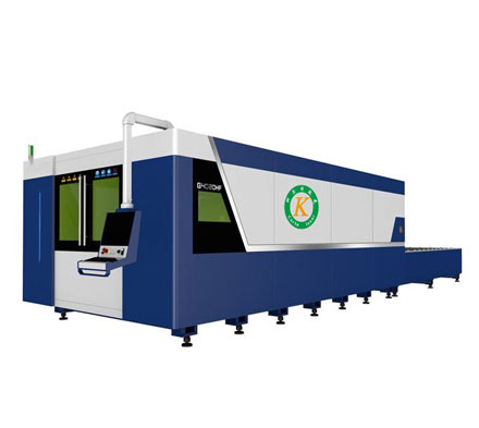 Enclosed type exchanging platform laser cutting machine